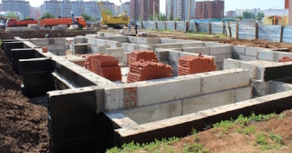 Фундаменты промышленных зданий в Казани цена от 25409 руб. - заказать строительство фундамента промздания под стальные колонны
